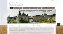 Desktop Screenshot of ferme-chateau-laneffe.com