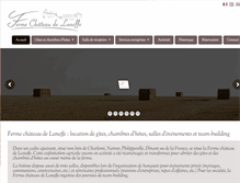 Tablet Screenshot of ferme-chateau-laneffe.com